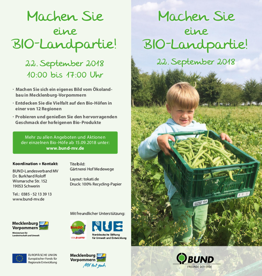 11. Bio Landpartie 2018 - Alter Pfarrhof Elmenhorst