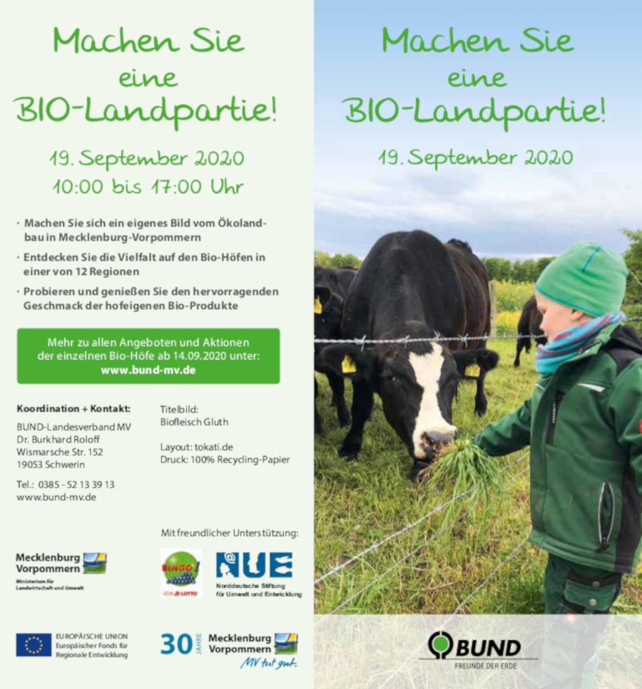 Bio Landpartie 2020 - Alter Pfarrhof Elmenhorst
